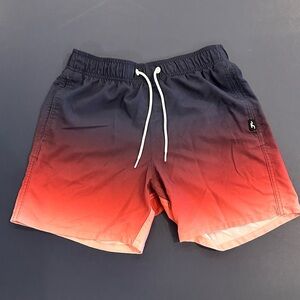 Hollister men’s red/blue swim trunks XS
